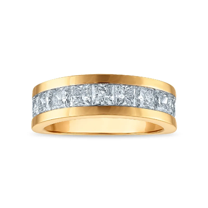 Heart-Shaped Engagement Ring-Signature EcoLove 3 CTW Lab Grown Diamond Wedding Ring in 14KT Yellow Gold