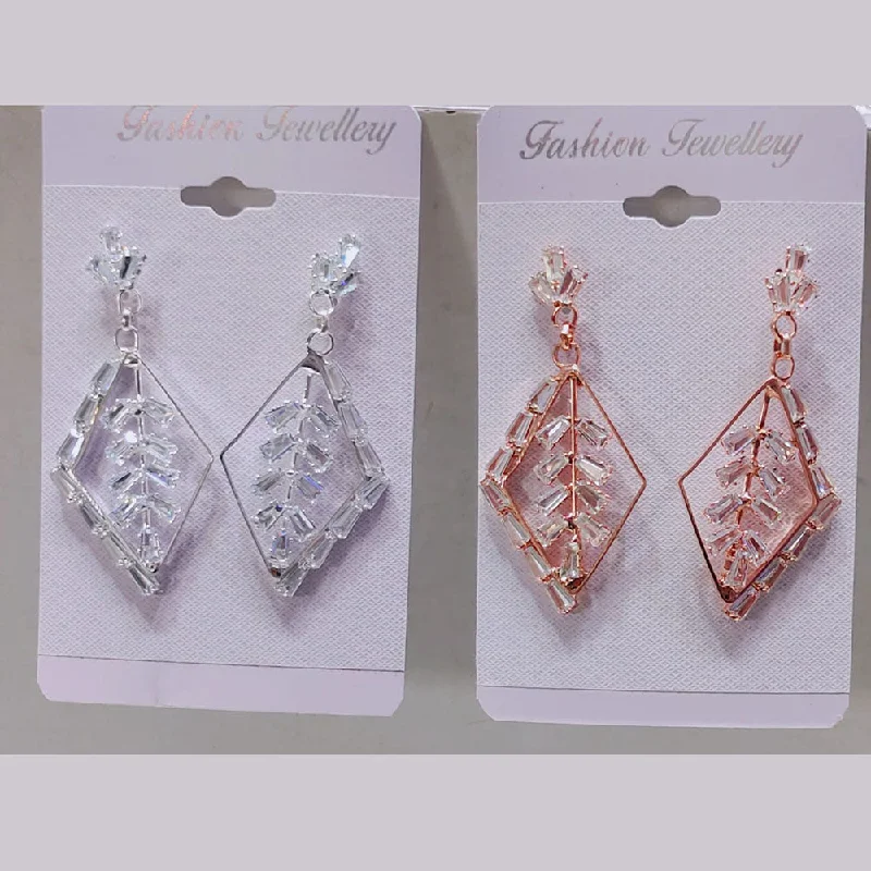 Lightweight Earrings-Tip Top Jewellers Crystal And Austrian Stone Dangler Earrings