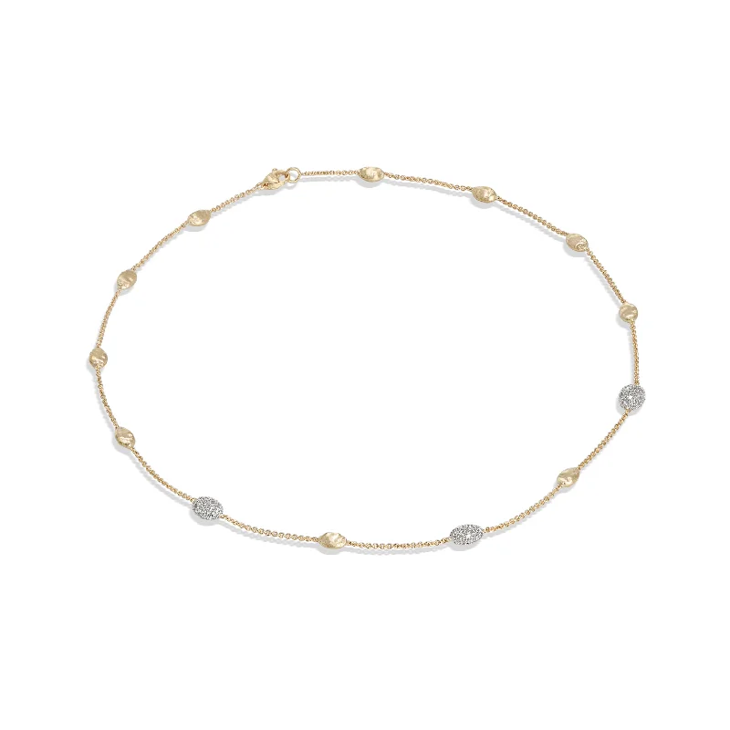 Bridal Pendant Necklace-Marco Bicego Siviglia Necklace With Diamonds