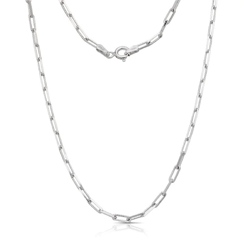 Casual Bead Necklace-Better Jewelry New! Trendy Link Chain Necklace .925 Sterling Silver