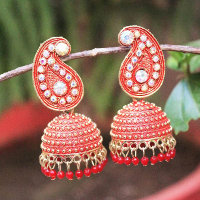 Luxury Pearl Earrings-H K Fashion Jhumki Earrings