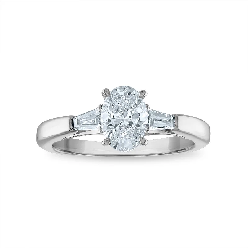 Couples Matching Rings-Signature EcoLove Diamond Dreams 1 1/5 CTW Lab Grown Diamond Engagement Ring in 14KT White Gold