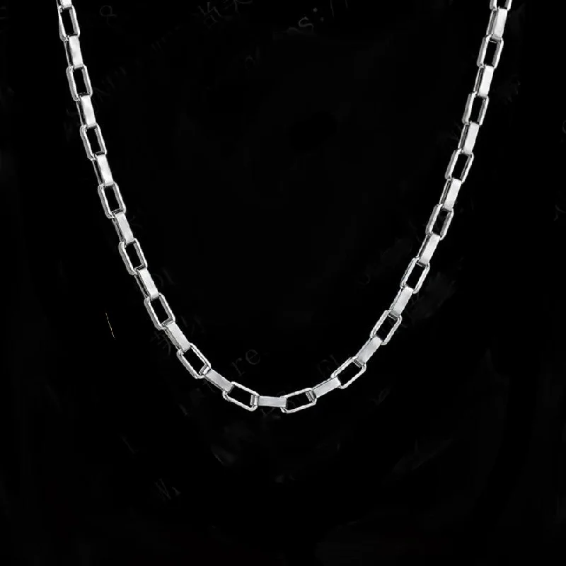 Elegant Gold Necklace-Stainless Steel 3mm Box Chain Necklace