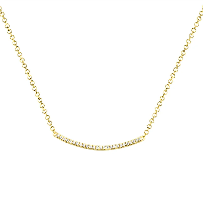 Customizable Gold Necklace-Venetti Diamond Necklace