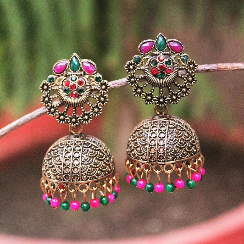 Butterfly Shape Earrings-H K Fashion Jhumki Earrings