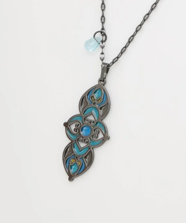 Choker Necklace for Women-Stained Glass Like Necklace