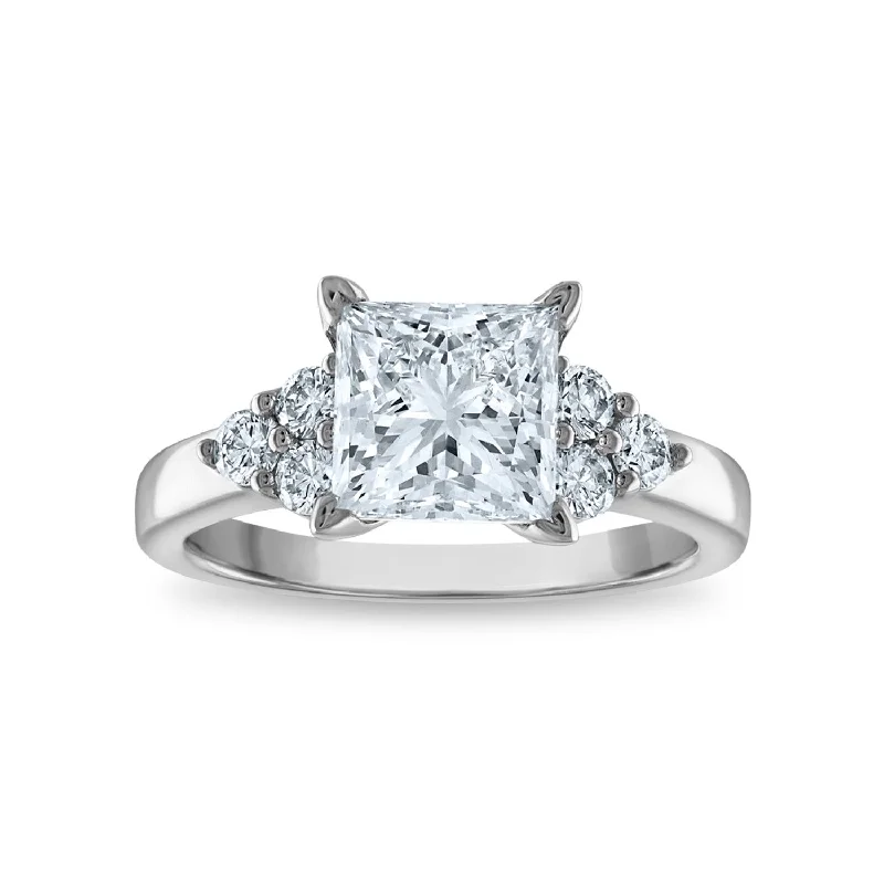 Solitaire Engagement Ring-Signature EcoLove Diamond Dreams 2-5/8 CTW Lab Grown Diamond Engagement Ring in 14KT White Gold