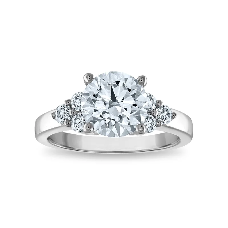 Heart-Shaped Engagement Ring-Signature EcoLove Diamond Dreams 2-3/4 CTW Lab Grown Diamond Engagement Ring in 14KT White Gold