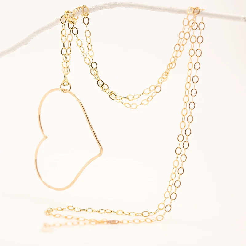 Luxury Chain Necklace for Women-Signature Big Love Necklace