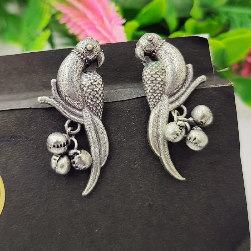 Retro Dangle Earrings-Fancyla 2 Tone Plated Perot Style Ghungroo Jhumki Earrings